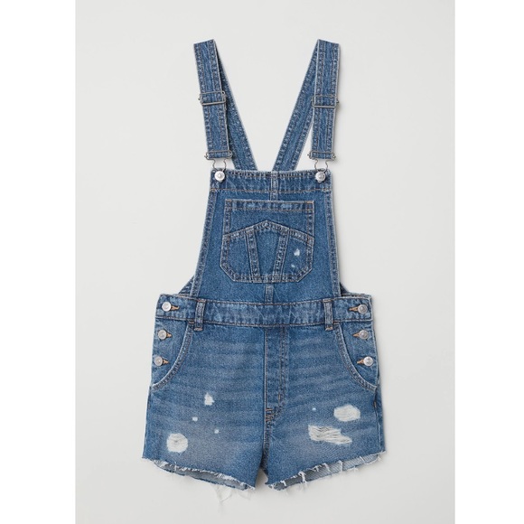 Denim overalls shorts - Picture 1 of 2